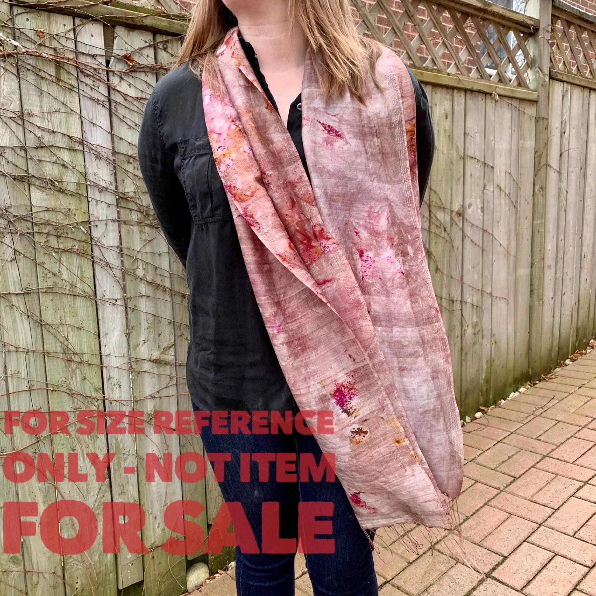 Hand Dyed Silk Scarf "Random Silk Scarf 1" Rose Pink Brown Caramel Tan Copper Gold Mulberry Silk Scarf 22.5” x 71” 57cm x 180cm