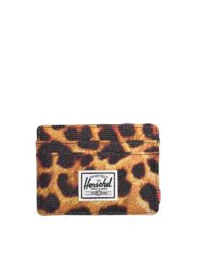 Herschel Charlie RFID Wallet - Leopard Black