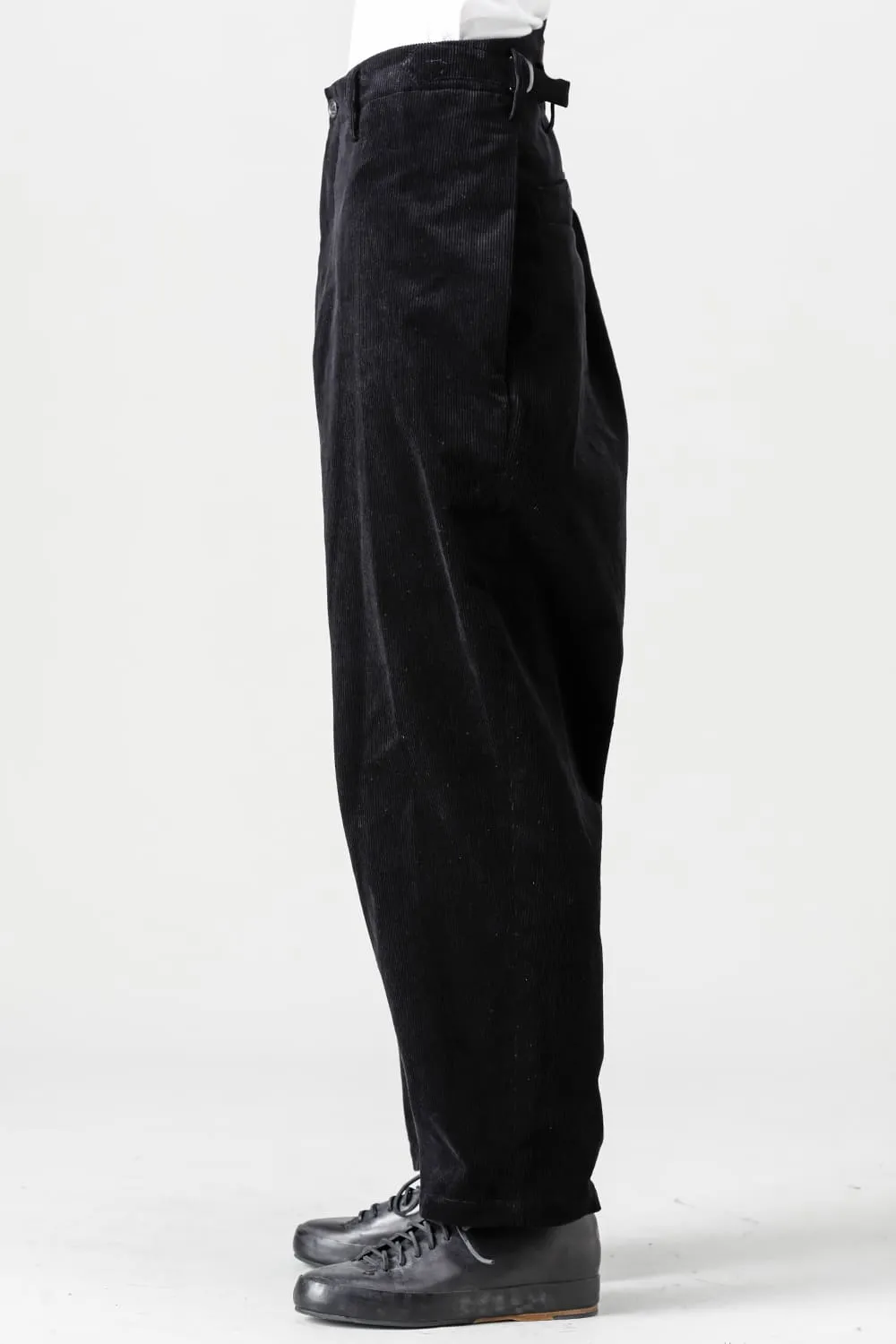 Hidden Side Pocket Corduroy Pants