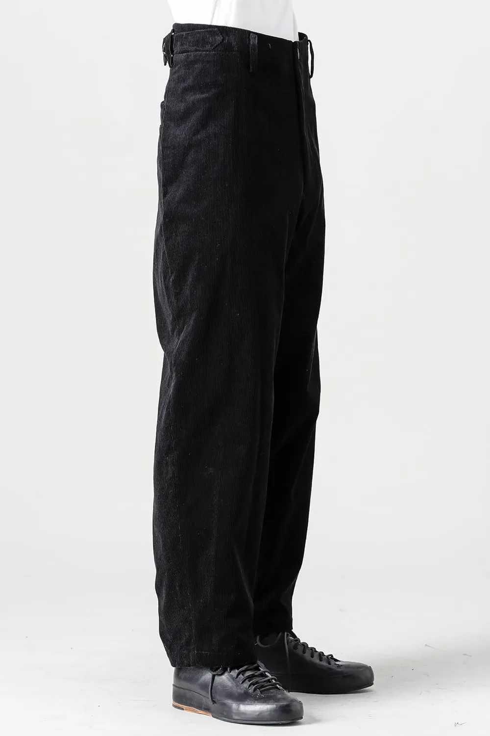 Hidden Side Pocket Corduroy Pants