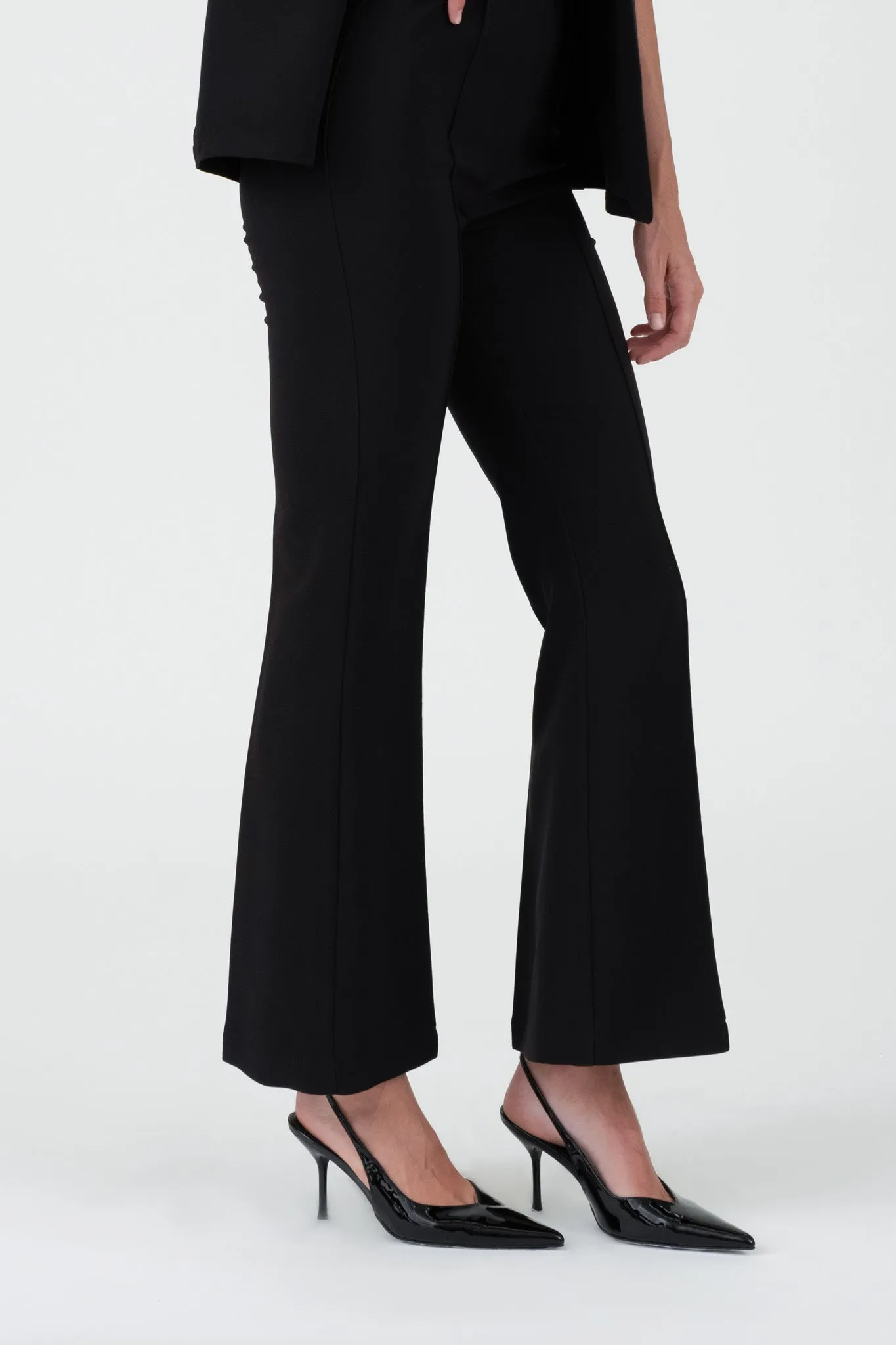 HIGH WAIST BELL BOTTOM DRESS PANTS