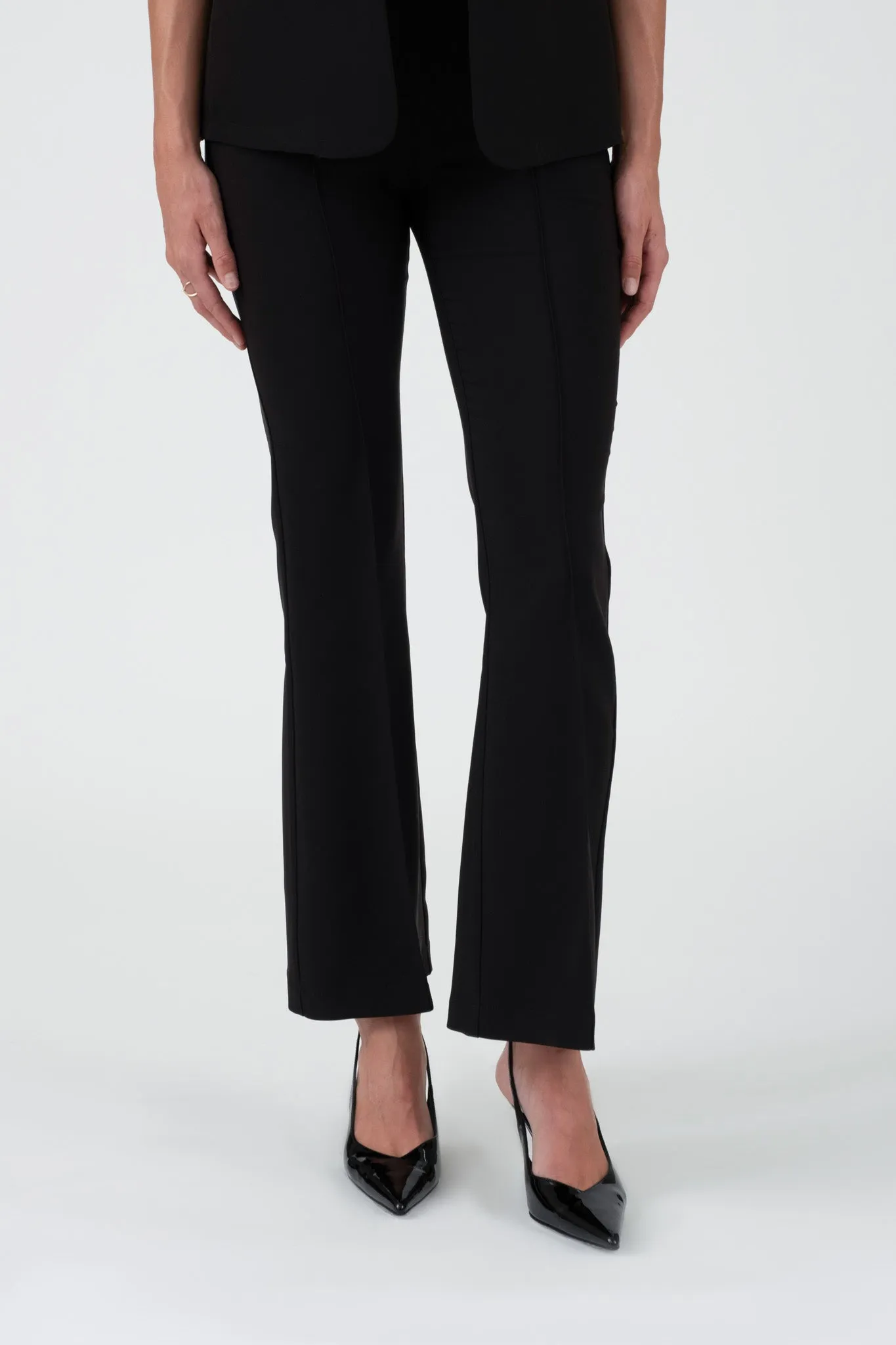 HIGH WAIST BELL BOTTOM DRESS PANTS