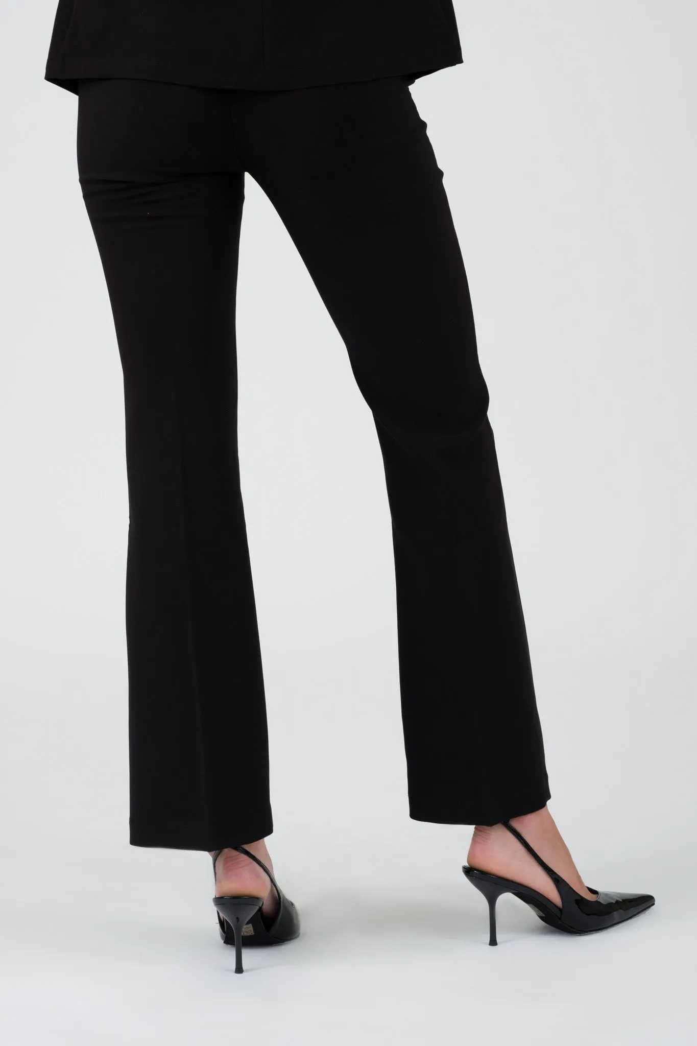 HIGH WAIST BELL BOTTOM DRESS PANTS