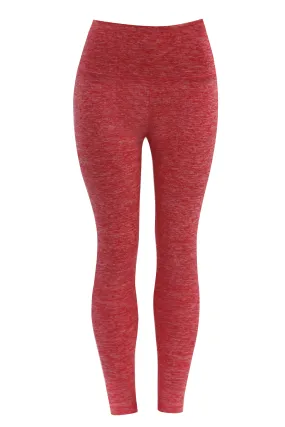 High Waist Biking Pants heatherred_Biking