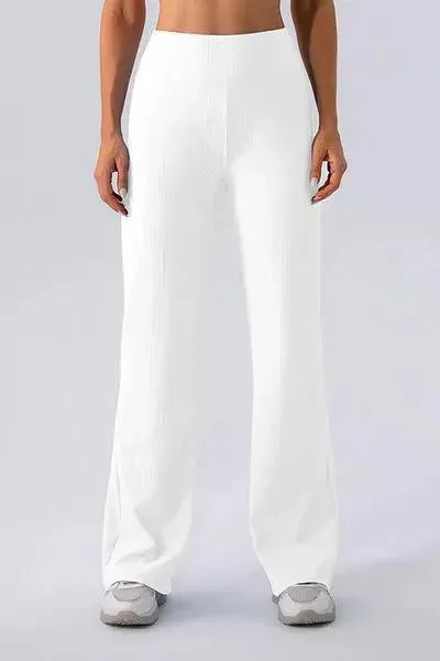 High Waist Straight Active Pants