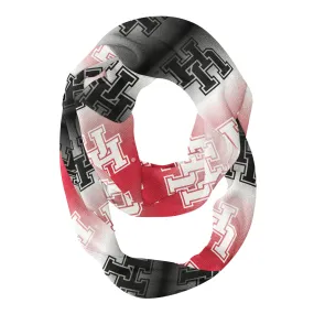 Houston Cougars All Over Logo Game Day Collegiate Women Ultra Soft Knit Infinity Scarf by Vive La Fete
