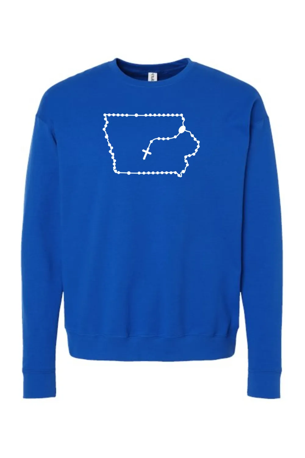 Iowa Catholic Rosary Crewneck Sweatshirt