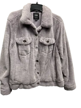Jacket Faux Fur & Sherpa By Ci Sono  Size: 2x