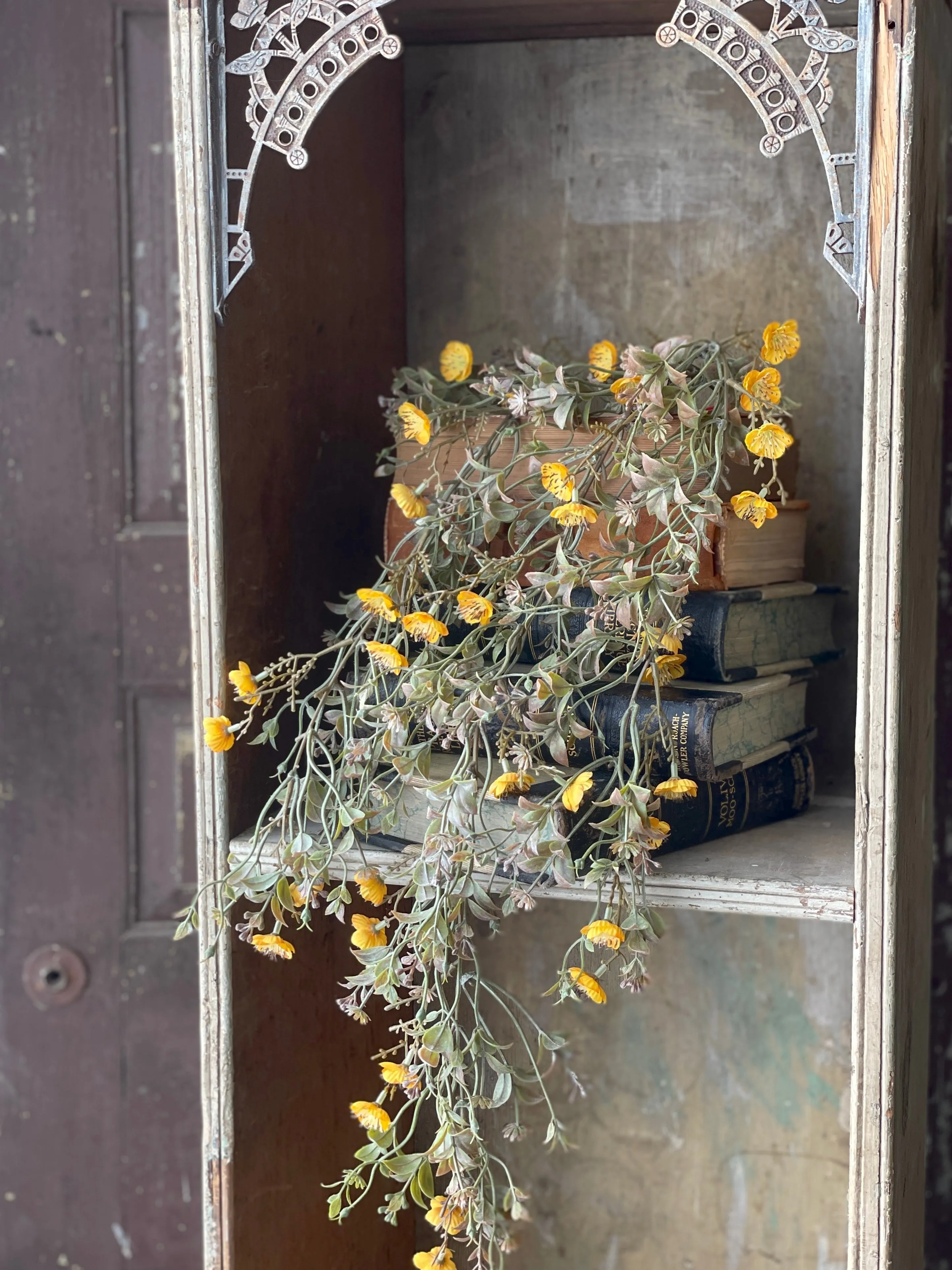 Julep Blooms Hanging | 34" | Mustard | CLOSEOUT!  From $2.95