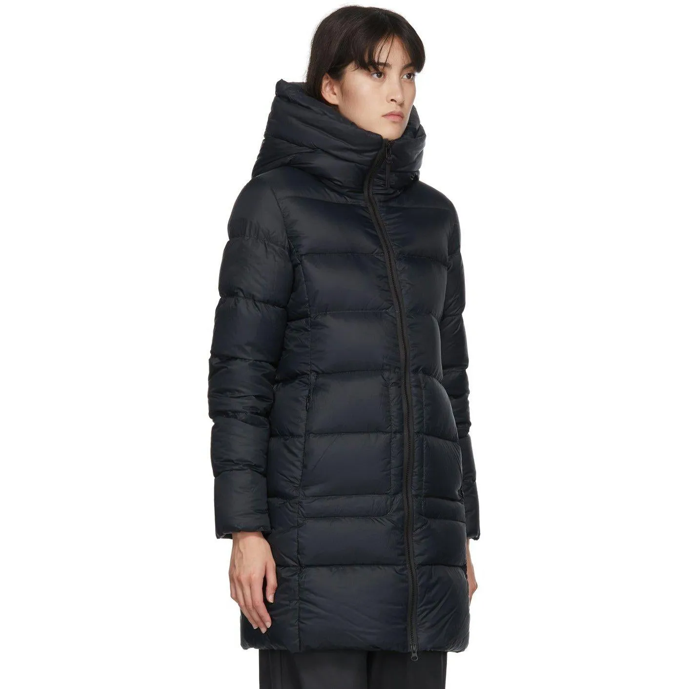 Kanuk Black Down Puffer Marilla Coat