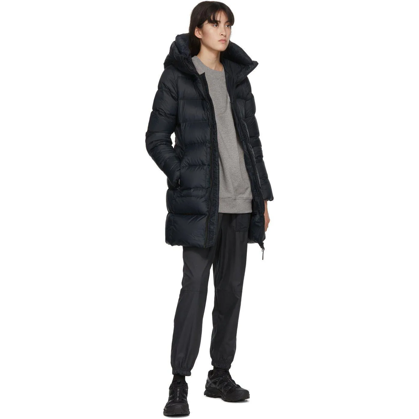 Kanuk Black Down Puffer Marilla Coat