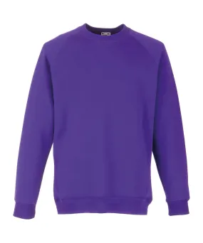 Kids classic raglan sweatshirt | Purple