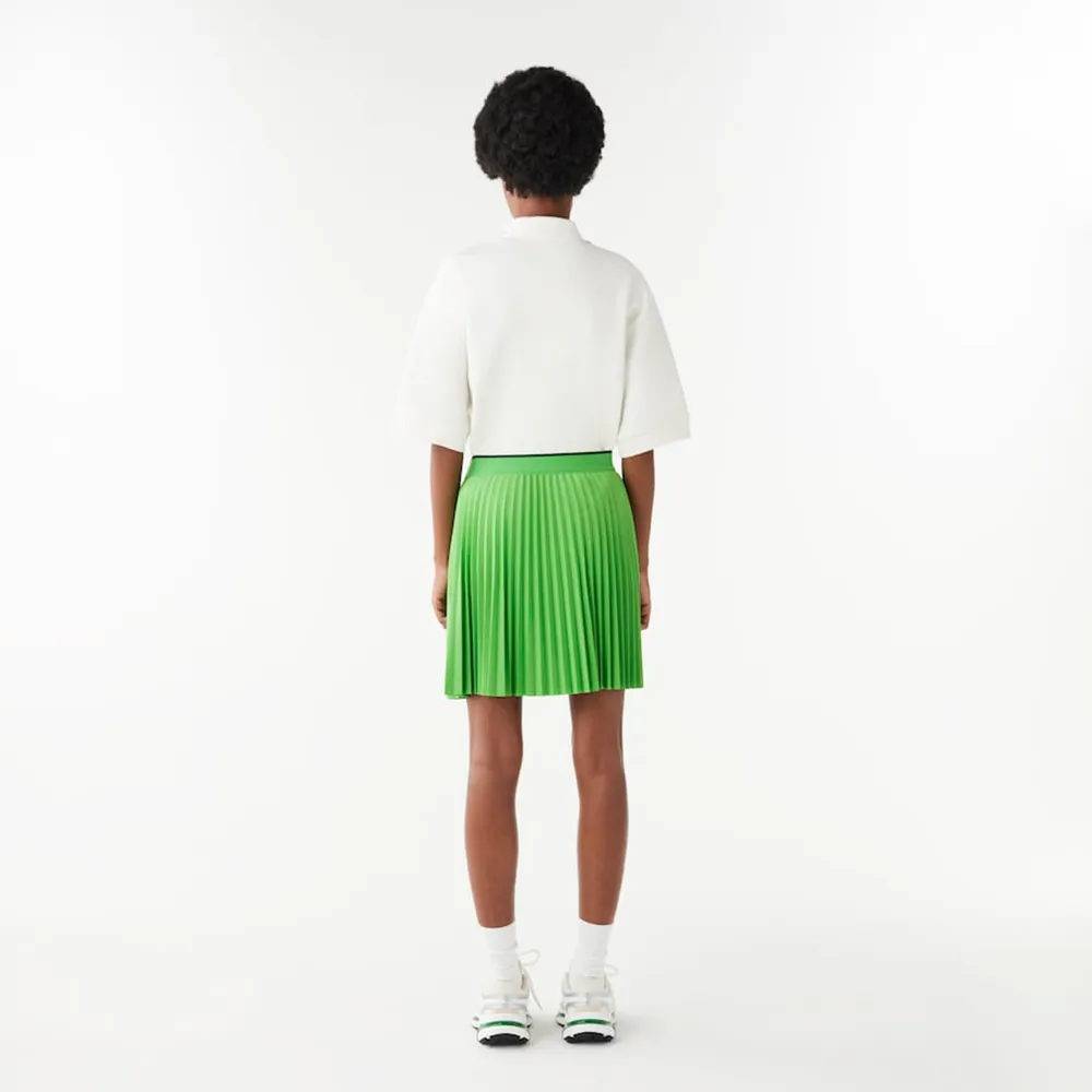 LACOSTE - PLEATED SKIRT GREEN