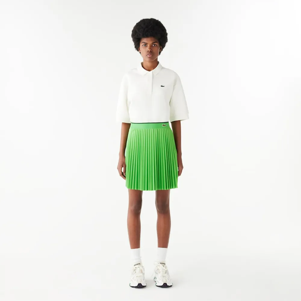 LACOSTE - PLEATED SKIRT GREEN
