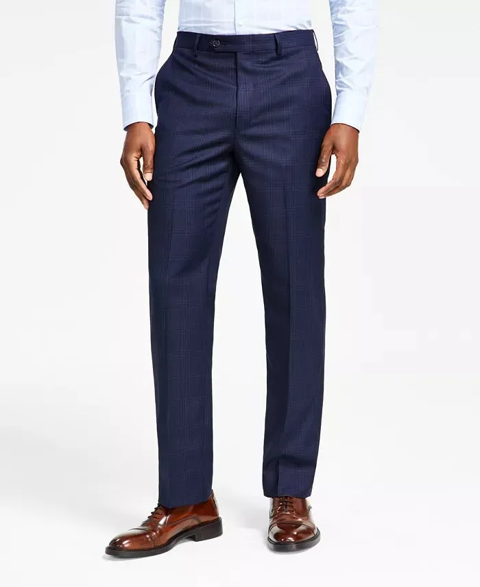 Lauren Ralph Lauren Mens Classic fit Dress Pants 32 / 30 Blue Plaid Stretch