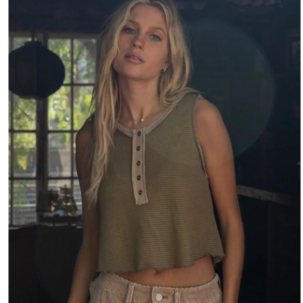 Layered Thermal Knit Top