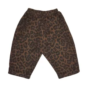 Leopard Corduroy Pants