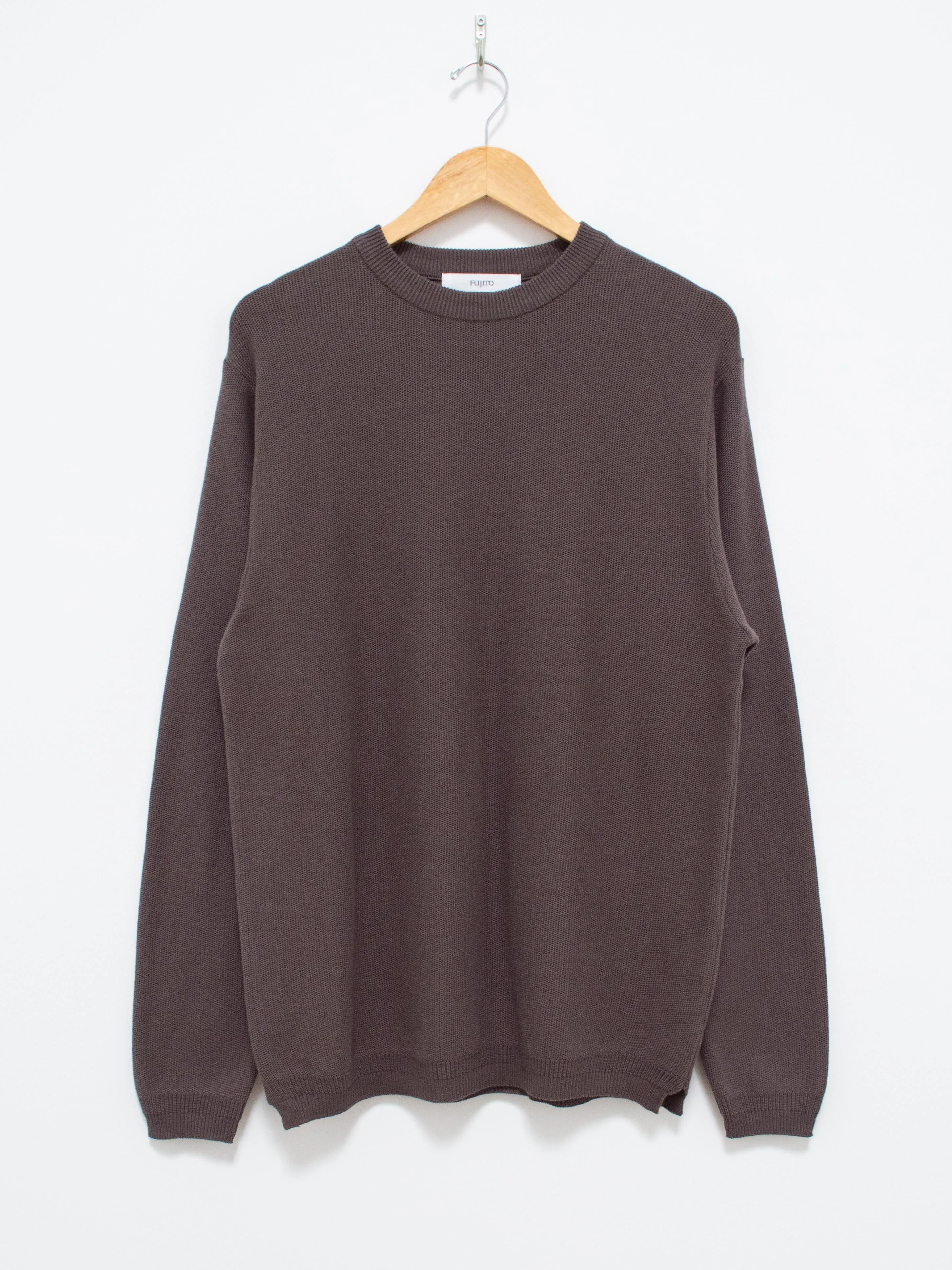 L/S Knit T-Shirt - Charcoal