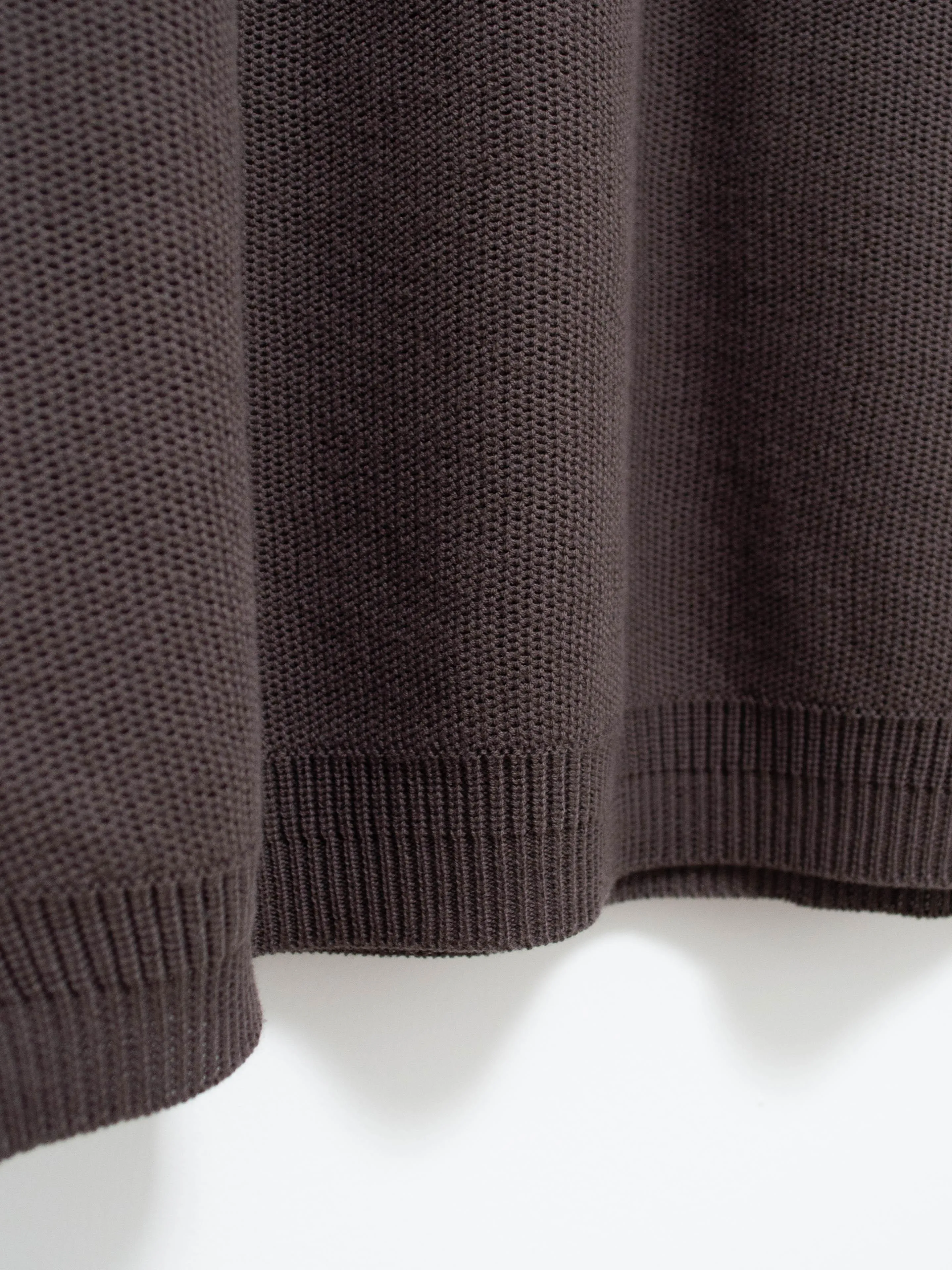 L/S Knit T-Shirt - Charcoal