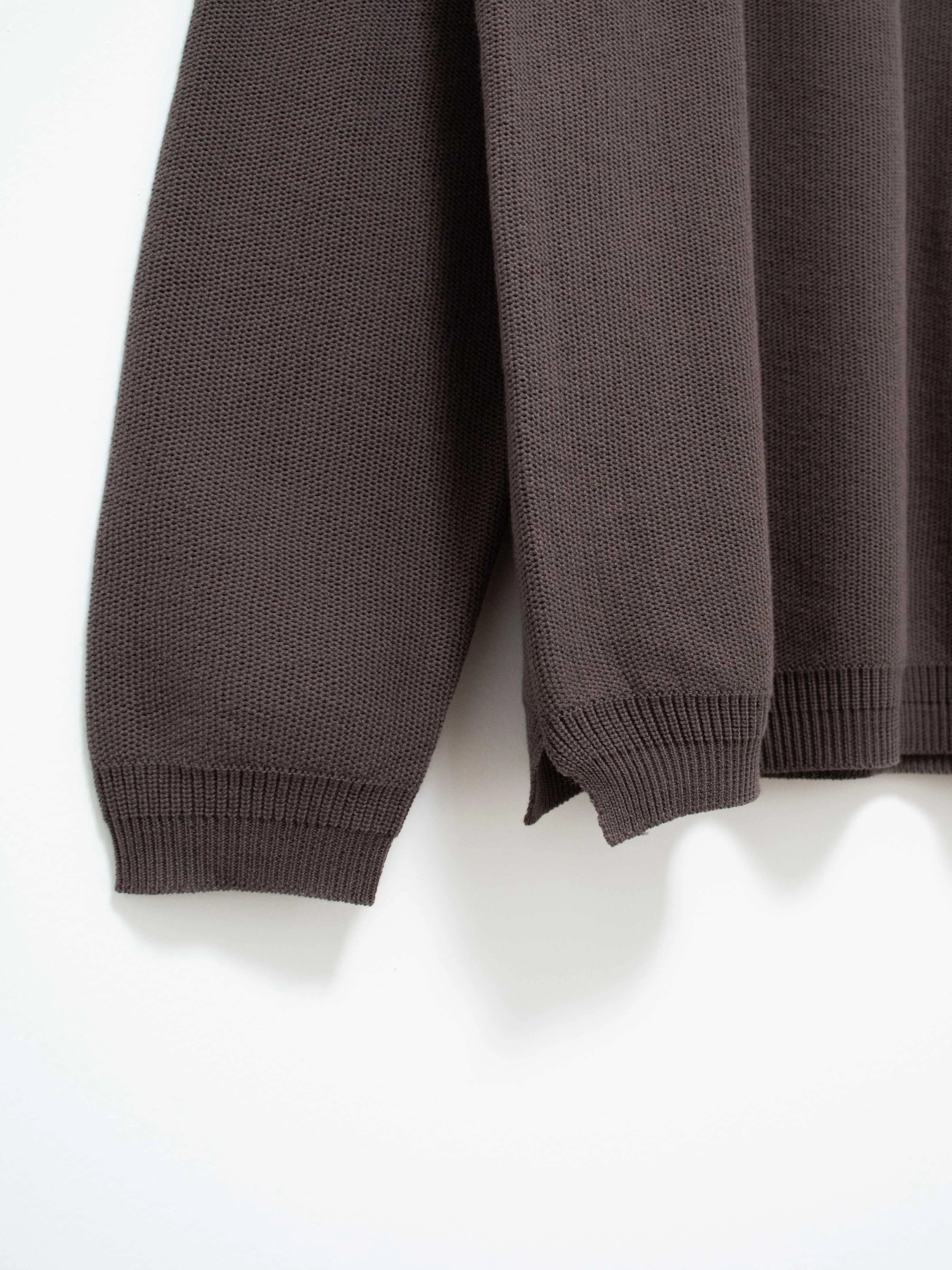 L/S Knit T-Shirt - Charcoal