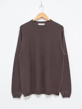 L/S Knit T-Shirt - Charcoal