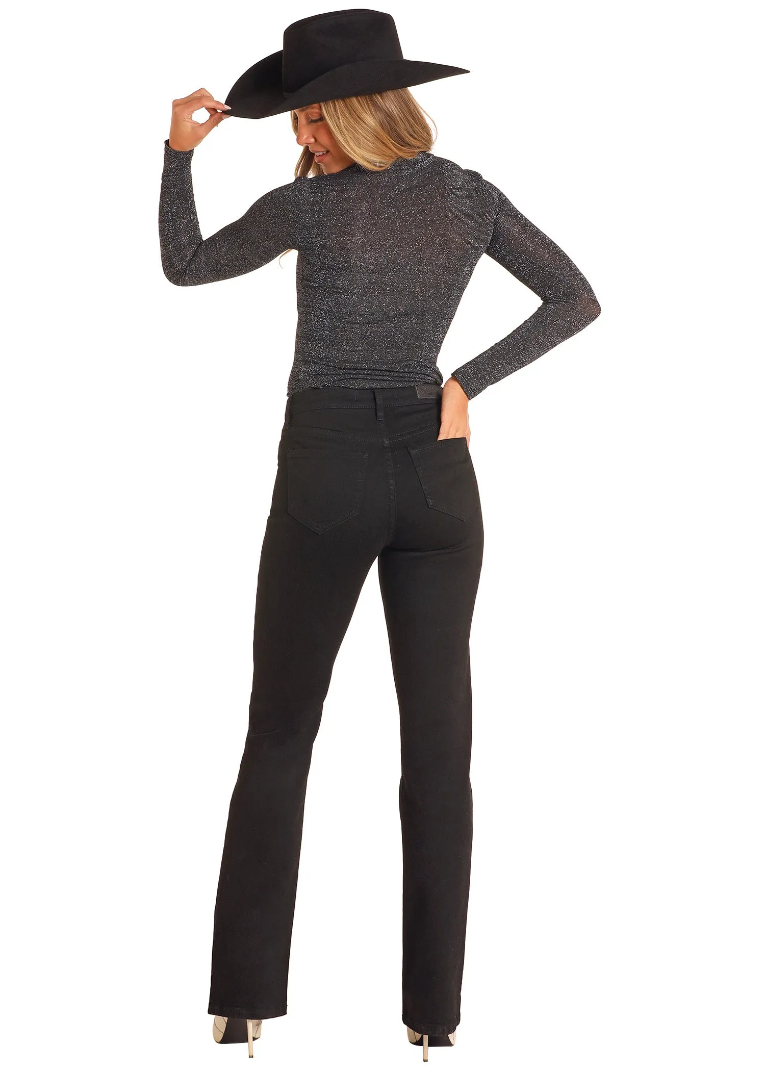 Lurex Turtleneck Top