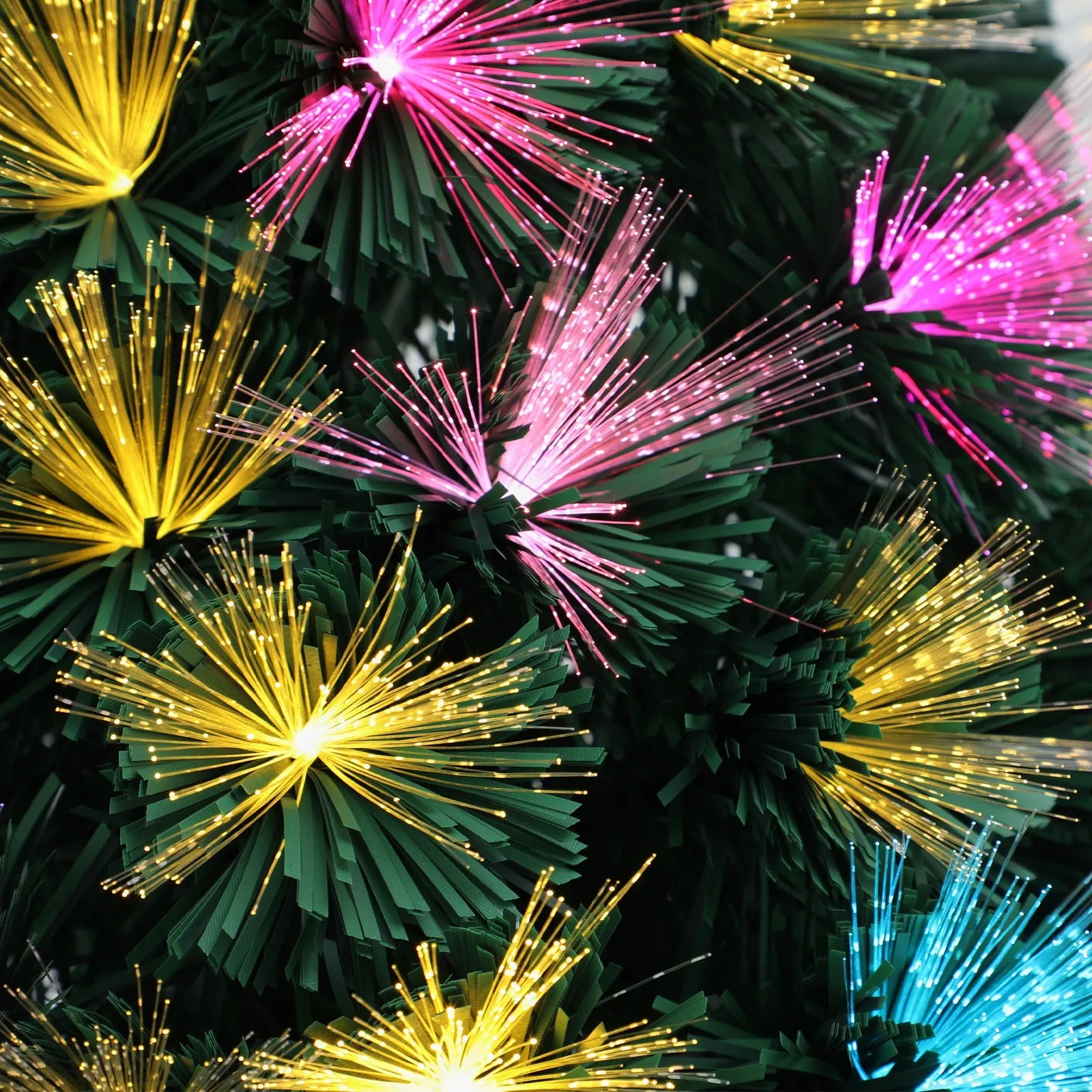 Mazam Christmas Tree 1.8M 6FT LED Xmas Trees Fibre Optic Multi Colour