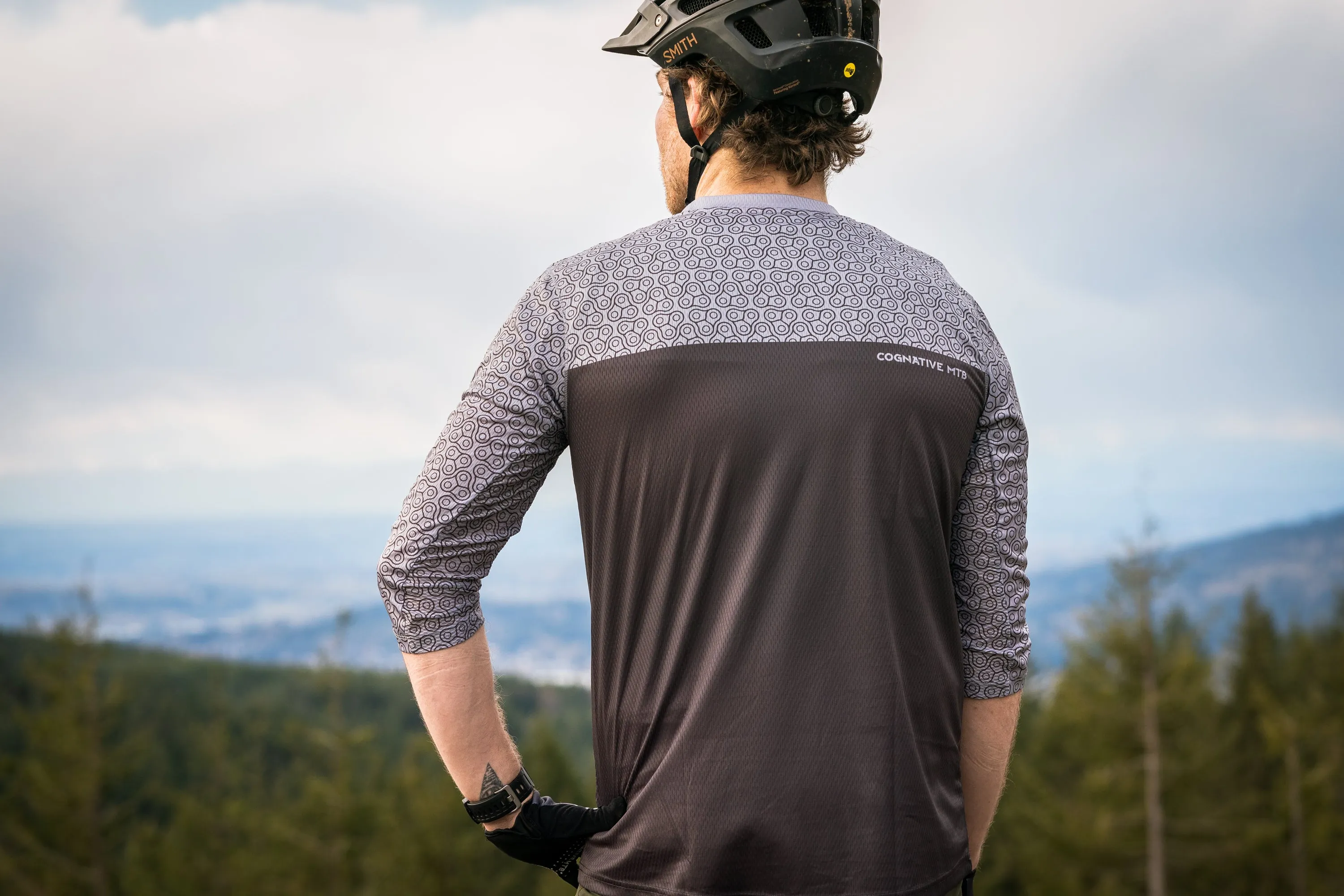 Men's 3/4 Sleeve Tech 2.0 Jersey (Tri-Flow Silver)