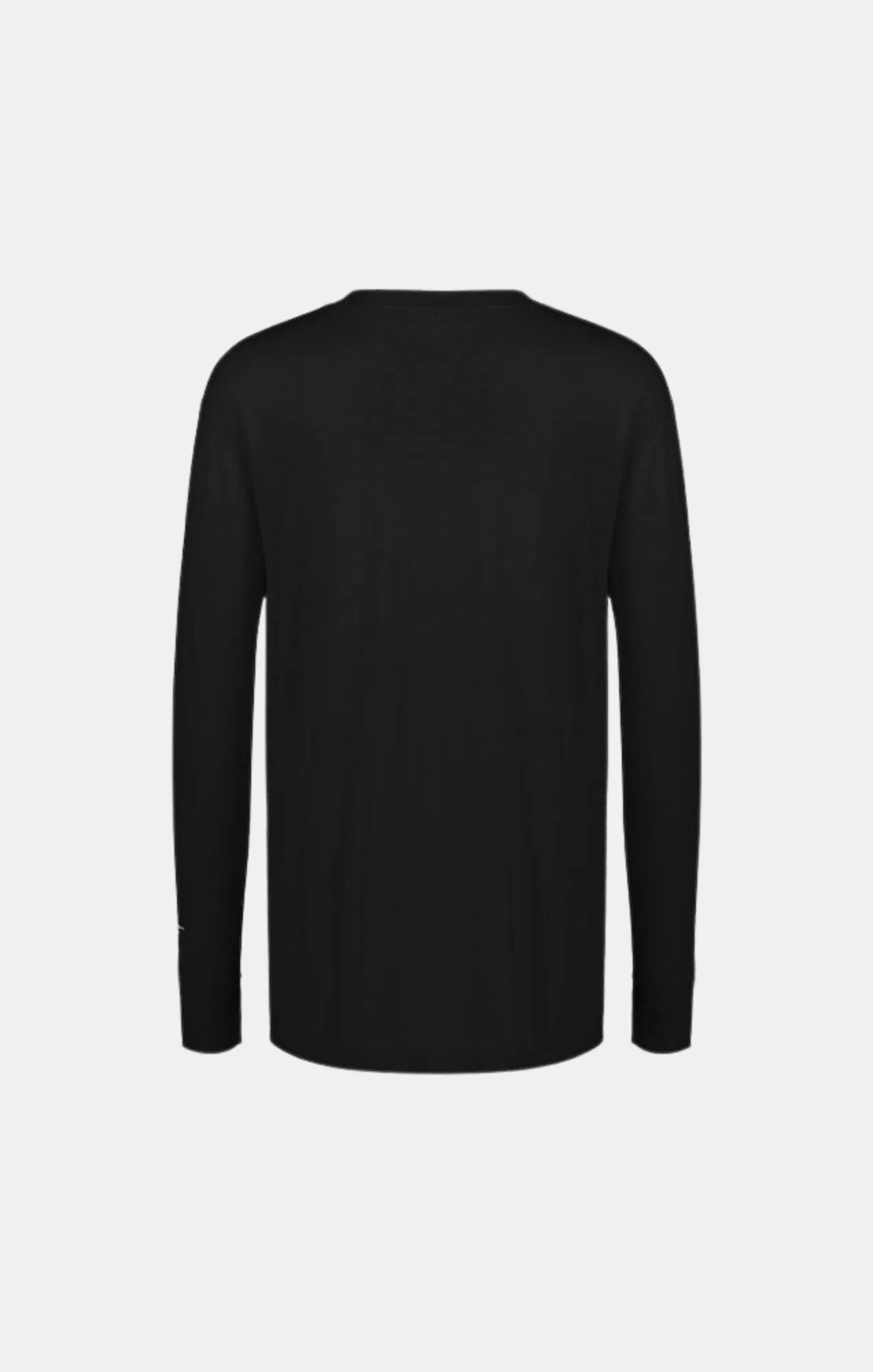 Merino Long Sleeve Tee | Capsize - Black - Men's