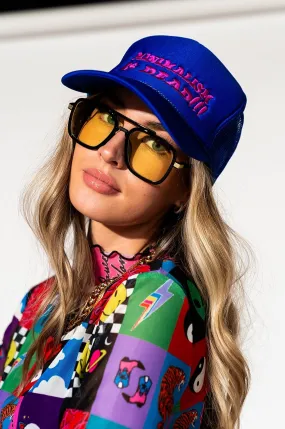 Minimalism Is Dead Embroidered Trucker Hat