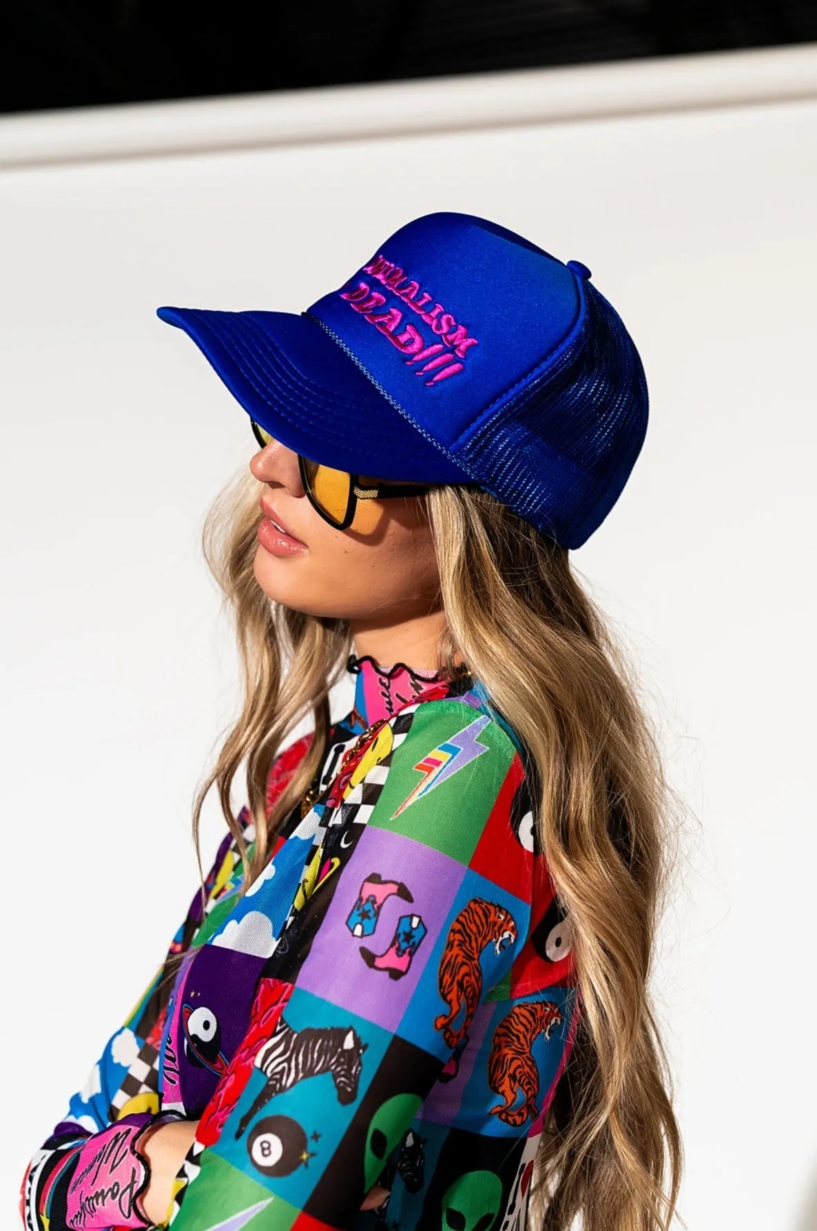 Minimalism Is Dead Embroidered Trucker Hat