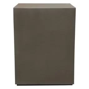 Montage Square Natural Cement End Table by Diamond Sofa