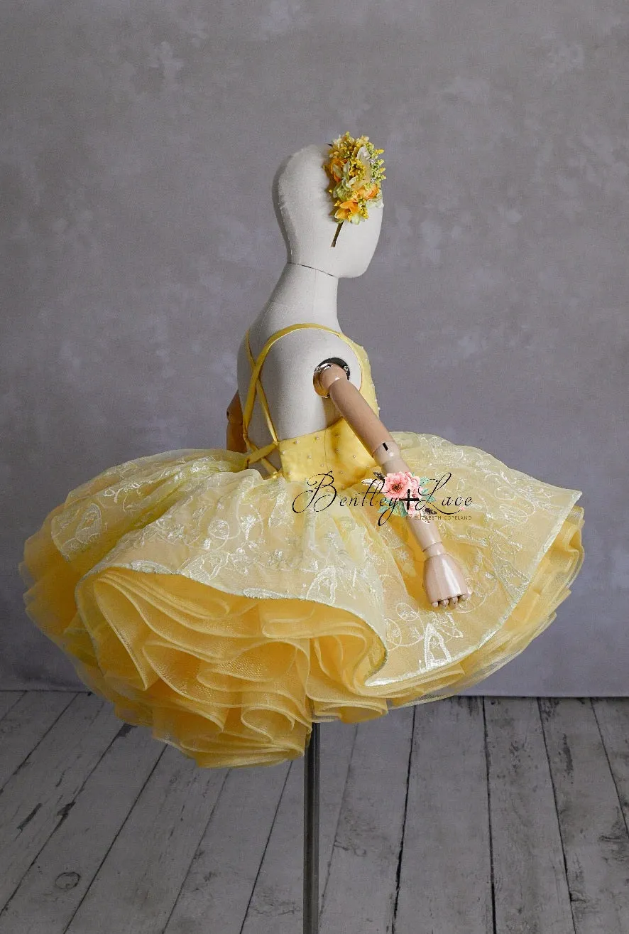 New. Yellow Spring Butterfly 5-7 year