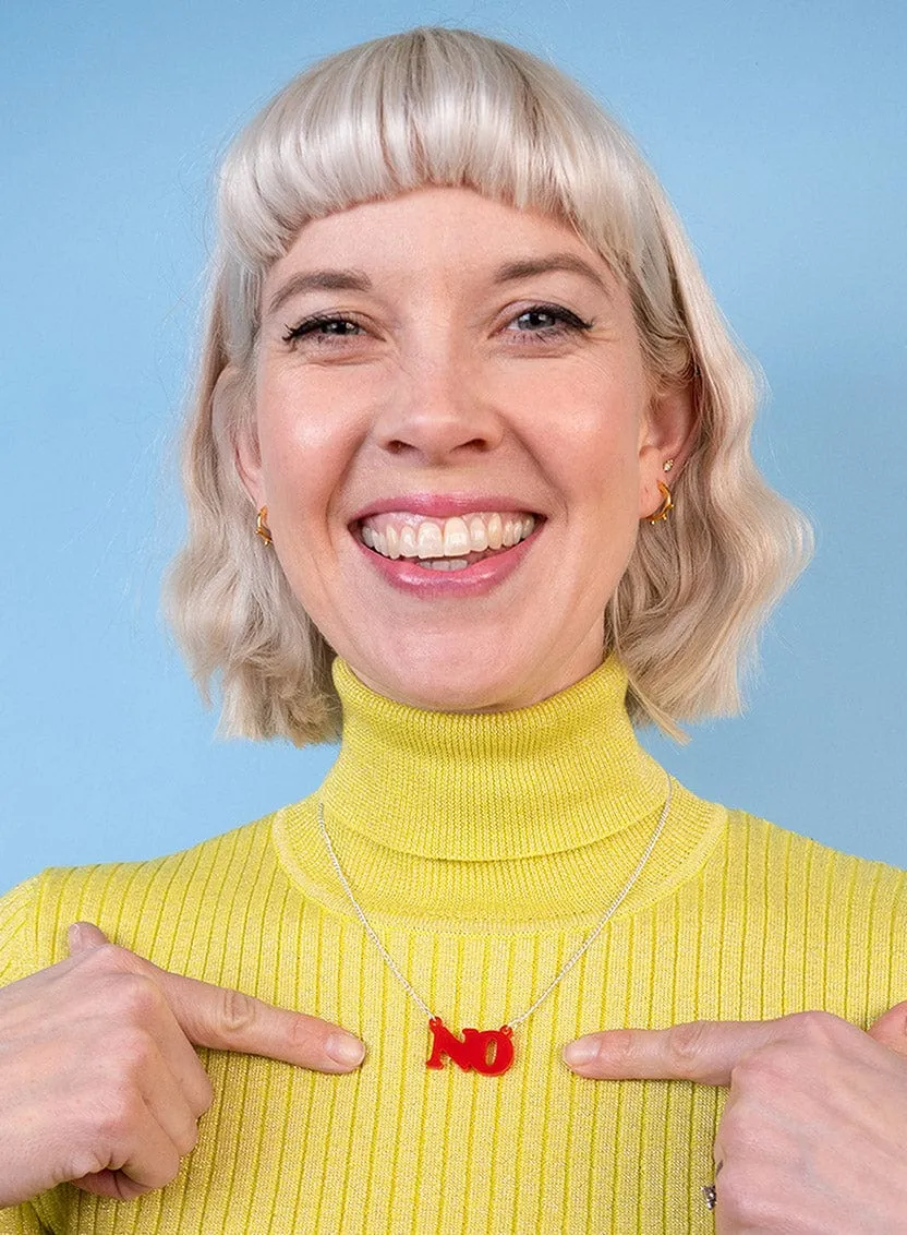 No Necklace - Recycled Red