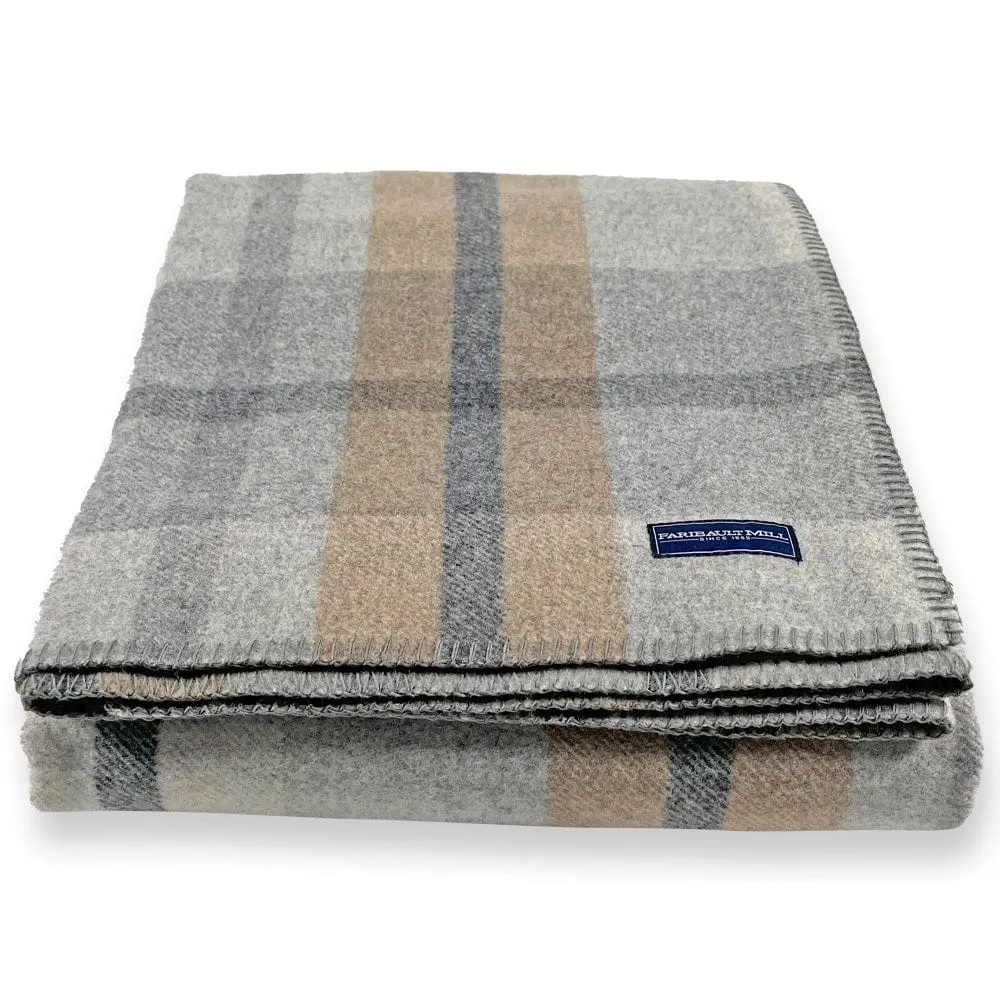 Northfield Plaid Wool Blanket