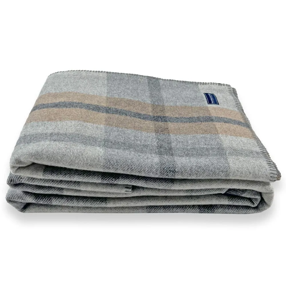 Northfield Plaid Wool Blanket