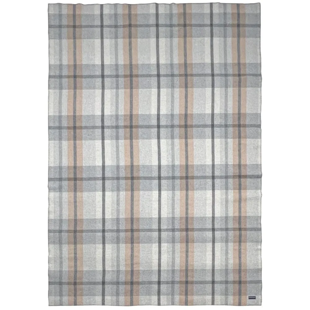 Northfield Plaid Wool Blanket