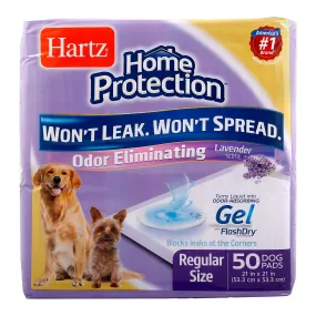 Odor Eliminating Gel Dog Pads - Lavender Scented - 21" x 21"  - 50 Count