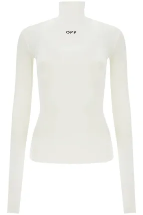 Off-White Second Skin Long Sleeve Turtleneck Top