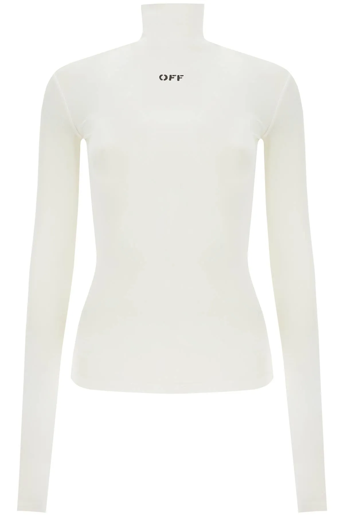 Off-White Second Skin Long Sleeve Turtleneck Top