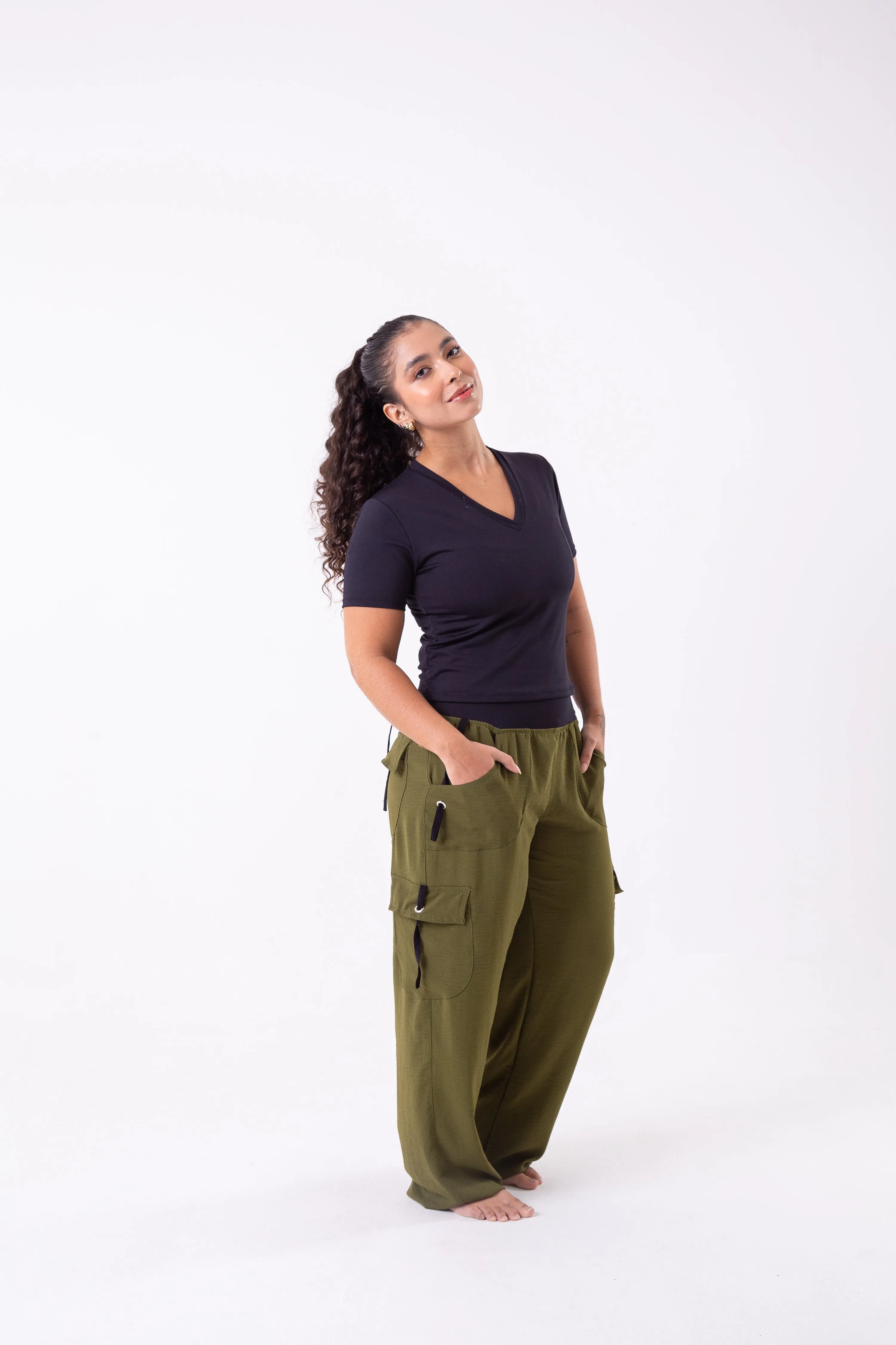 Olive Green Cargo Pant