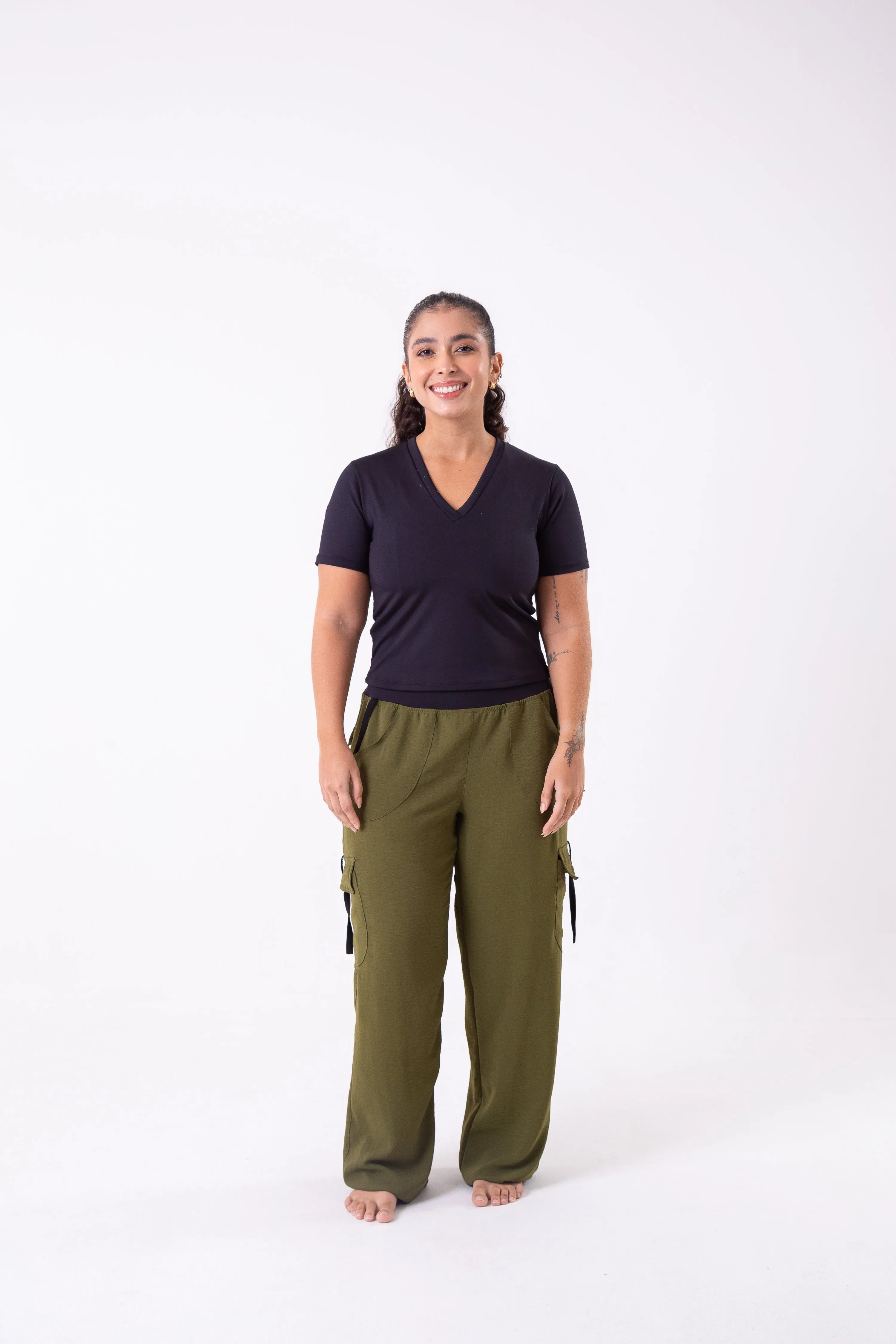Olive Green Cargo Pant