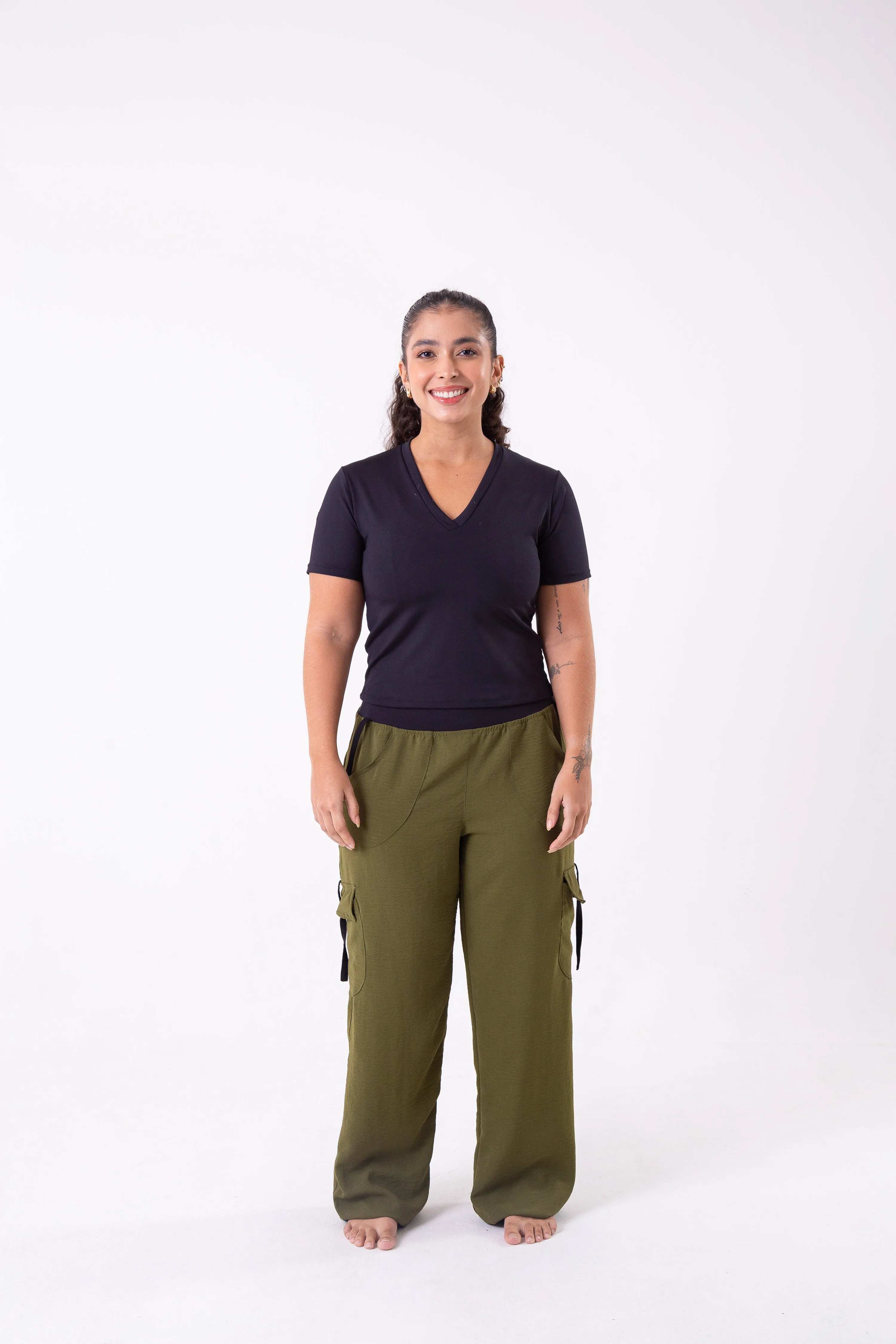 Olive Green Cargo Pant