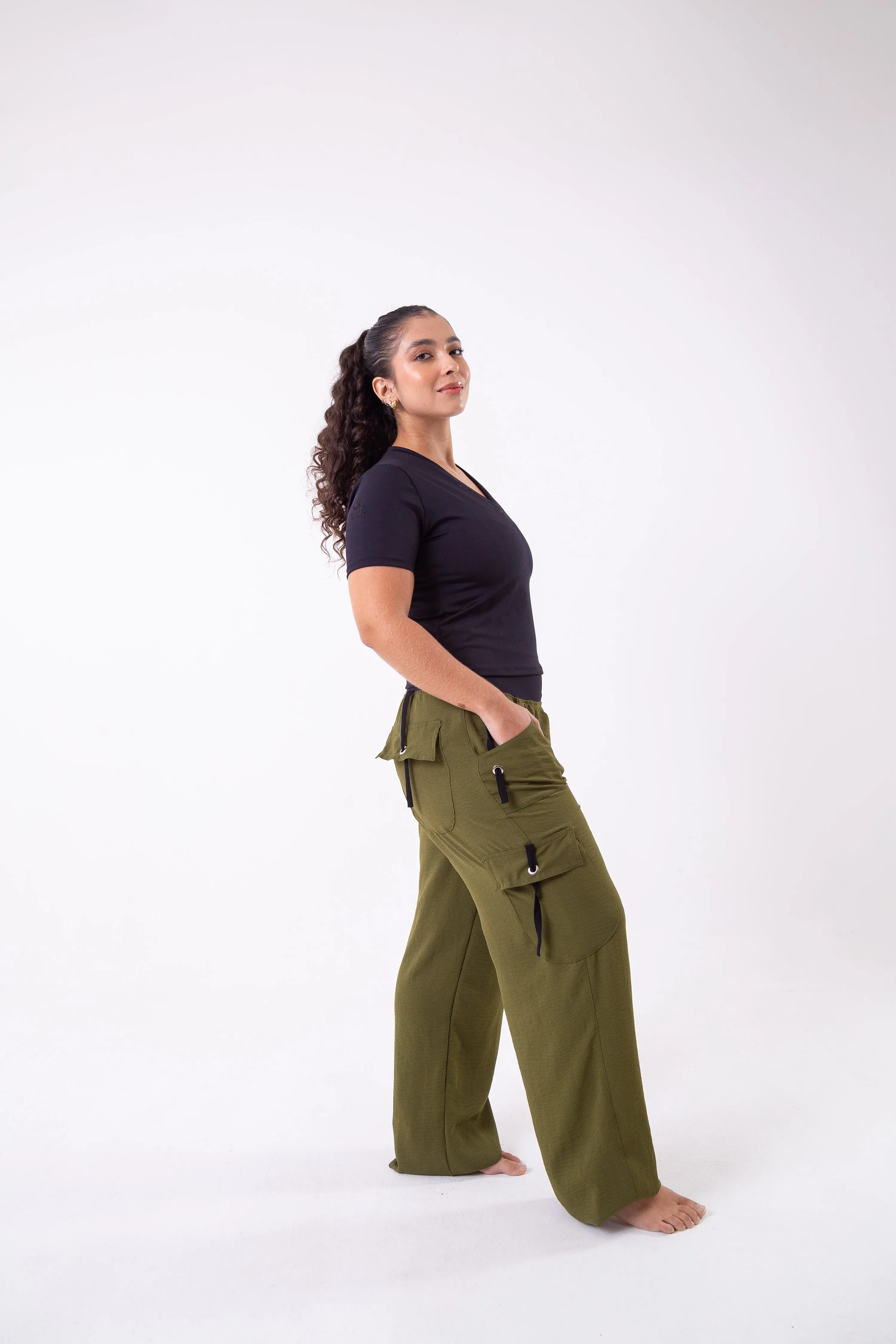 Olive Green Cargo Pant