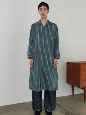 Open Collar Shirt Dress