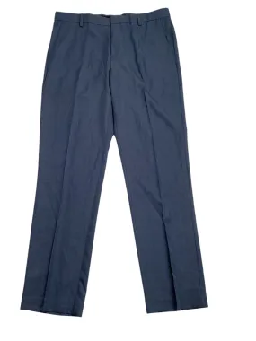 Perry Ellis Portfolio Mens Modern fit Dress Pants 34 / 32 Blue Plaid Stretch