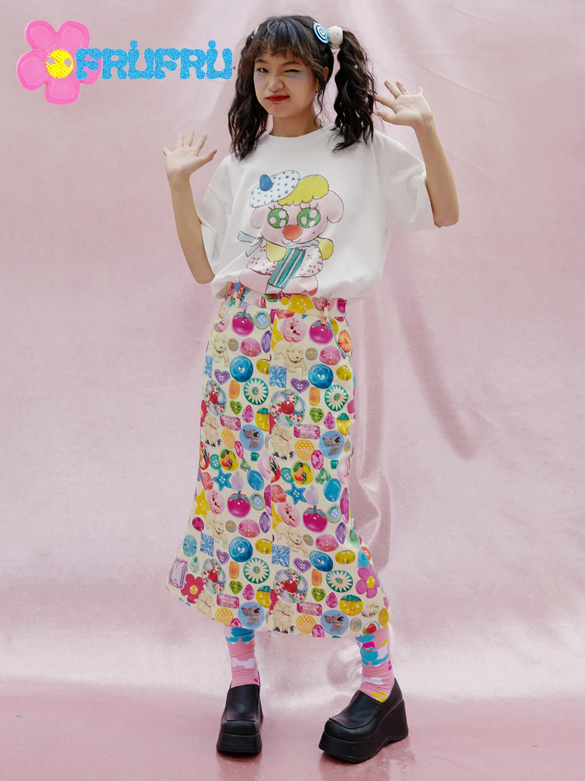 Printing Mermaid Skirt