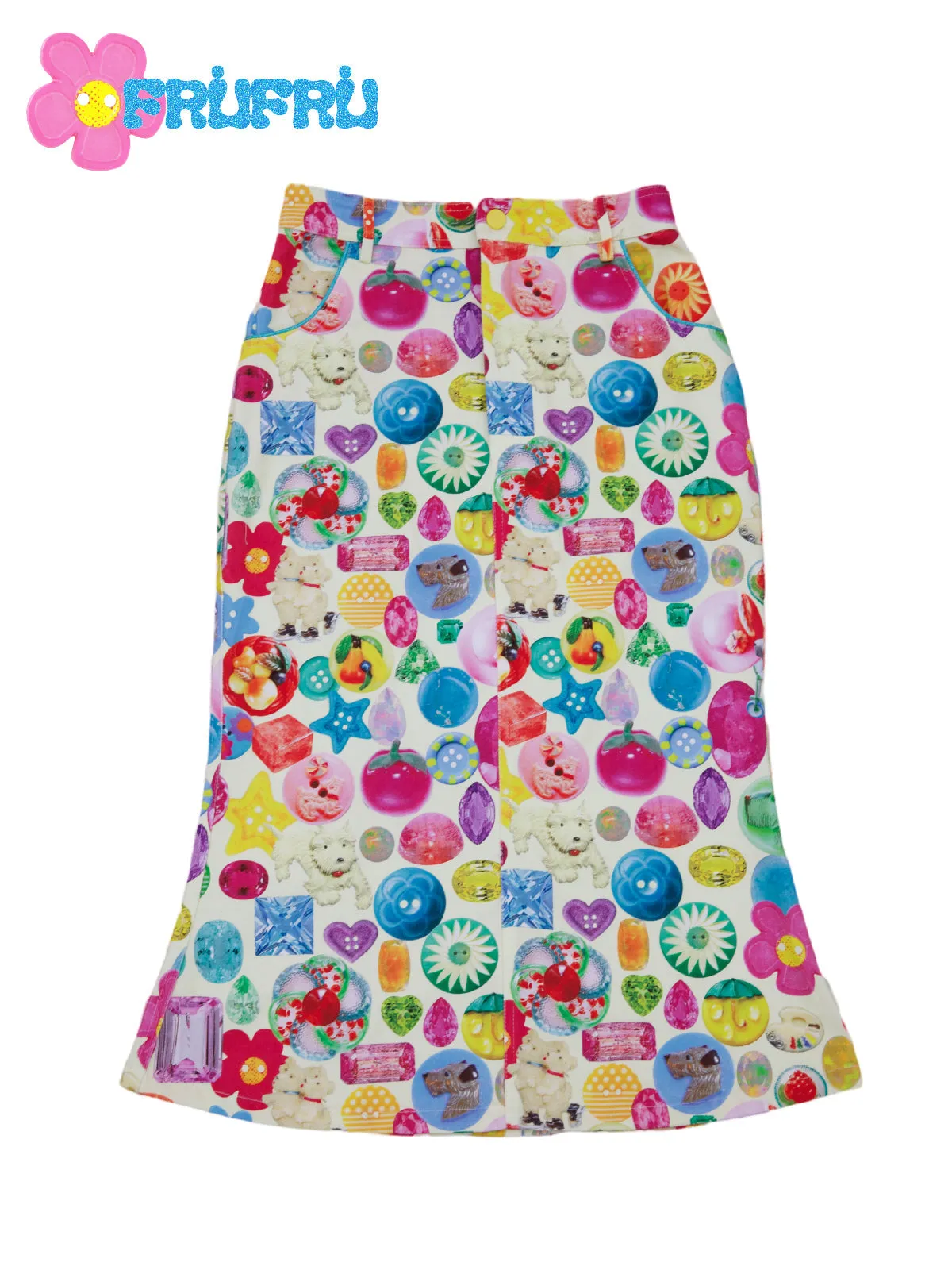 Printing Mermaid Skirt