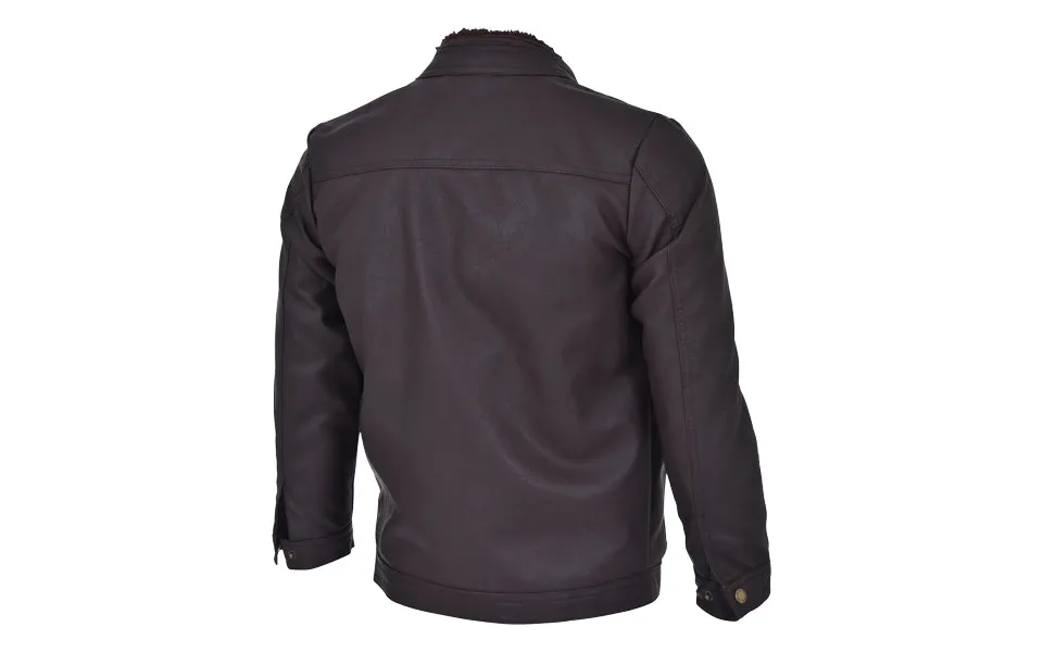 "American Culture" Men's Vegan Leather Updated Moto