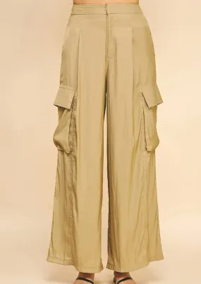 Relaxed Fit Cargo Pants, Olive